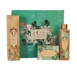 OHRIA AYURVEDA Set Of 3 Bathing Bar - 120g-Neem Wooden Comb-Shower Wash - 200ml-16