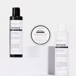 Detoxie Hard Water Defense Combo - Shampoo 200ml + Conditioner 200ml + Hair Mask 100g-42
