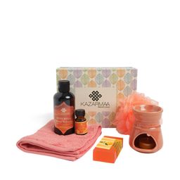 KAZARMAA Luxury Orange Bath & Spa Gift Box-54