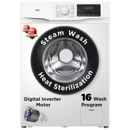 TCL 7.5 kg 5 Star Inverter Fully Automatic Front Load Washing Machine (TWF75-P6S, Heat Sterilization, Honeycomb Drum, White)-15