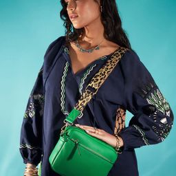 Accessorize London  Camera Bag With Webbing Strap image 5