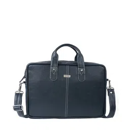 Veneer Unisex Navy Blue Messenger Bag-22