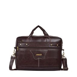 Veneer Unisex Brown Messenger Bag-93