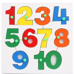 Little Genius Number Inset Tray Puzzle 1 to 10 - Multi Color image 2