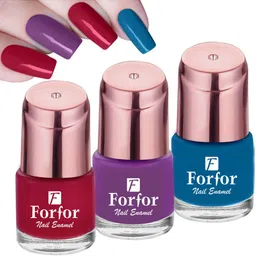FORFOR Perfect Stay Rose Gold 3 Pcs Long Lasting Nail Polishes -6ml Each-106-109-112-image-34