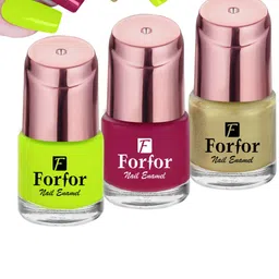FORFOR Perfect Stay Rose Gold 3 Pcs Long Lasting Nail Polishes -6ml Each-116-101-104-image-25