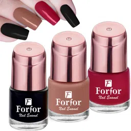 FORFOR Set of 3 Perfect Stay Glossy Nail Polish - 6 ml Each-41