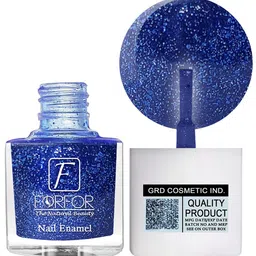 FORFOR Set Of 4 Perfect Stay Nail Polish - 5ml Each -Green-Royal Blue-Turquoise-Lavender-40