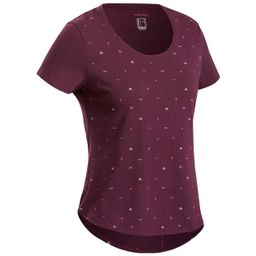 Women Hiking Breathable T-shirt - NH500 Bordeaux-image-14