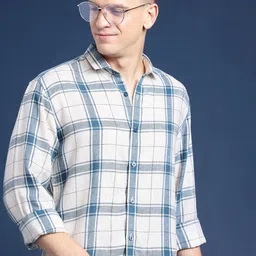 Mast & Harbour Men Standard Checked Casual Shirt-picture-35