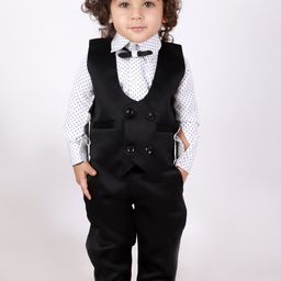 KID1 Boys Black Suit With Bow-Tie-picture-28