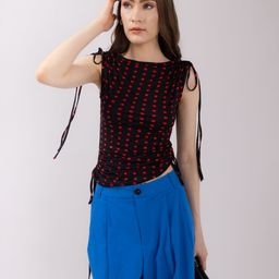 Stylecast X Hersheinbox Polka Dot Print Top image 1