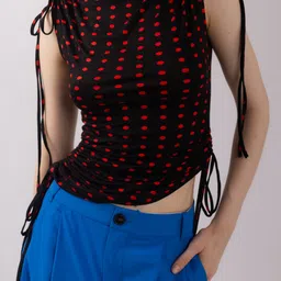 Stylecast X Hersheinbox Polka Dot Print Top image 2