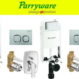 Half Frame Concealed Cistern, with divater body upper crust set of 2 pic 319 Dual Flush Tank-picture-10