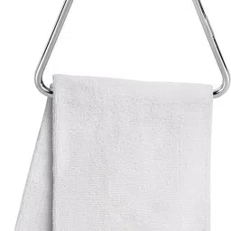 Premium Quality Stainless Steel trapzee Shape Towel Ring Holder set of 1 Silver Towel Holder-picture-12