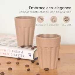 Eco-Friendly Cutting Chai Cups – Set of 2 (Charcoal Black, 80ml) Tea Urn-image-37