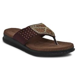 health fit Diabetic & Orthopedic with Super Extra Soft Ortho Care Anti-Skid Doubleu Flip-Flops for women Slippers/Doctor Chappal & Footwear HF329 image 1