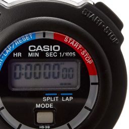 Casio Stop Watch Time Keeping Multi-Color Dial Unisex Watch - HS-3V-1RDT (S023) image 4
