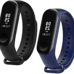 Inefable® Mi Band 3 & 4 Strap Band Wristband Strap Compatible with Mi Band M3 & M4 Original Device Not Included | image 1