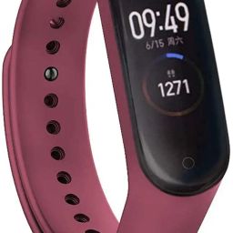 INEFABLE Mi Band 3 and 4 Straps Original for Mi Band M3 and M4 Wristband Strap Soft Silicone Adjustable Band Strap image 3