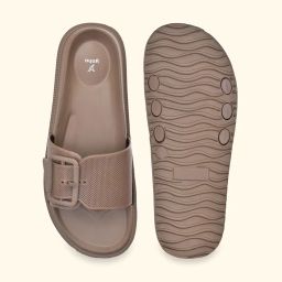 yoho Grape Sliders for Women/Girls | Lightweight & Stylish Cushioned Slides | Adjustable Buckle Strap | Comfortable, Anti-Skid, Waterproof Flip Flops image 4