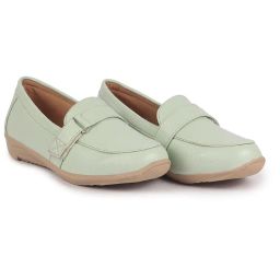 fausto Women's Comfortable Formal Adjustable Strap Hook and Loop Slip On Shoes|Party Shoe|Office Shoe image 3