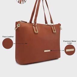 caprese Amelia Satchel Handbag for Women Shoulder Bag with Multiple Pockets| Trendy and Functional Spacious Design Ideal for Work Everyday Outings and Travel image 2