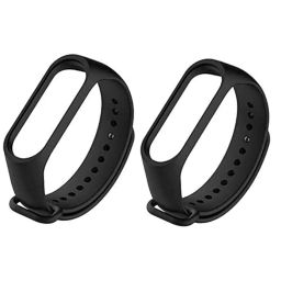 Inefable® Mi Band 3 & 4 Strap Band Wristband Strap Compatible with Mi Band M3 & M4 Original Device Not Included | image 1