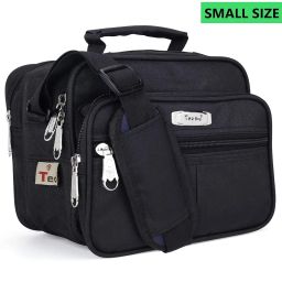 Small Size Multipurpose Tool Bag for Mechanics, Electrician & Technicians, Tiffin, Traveling Canvas Messenger Bag with 5 Pockets & Compartments image 2