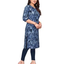 khilori Woman's Crepe A-Line Kurti image 1