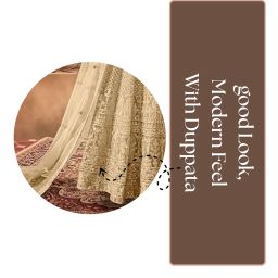 divine international trading co Women's Net Semi Stitched Gown Top With Satin Silk Fabric Bottom & Net Dupatta Embroidered Anarkali Dress image 5