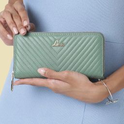 lavie Chevron Women's zip Around Wallet image 1