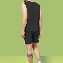 chrome & coral MEN COLORBLOCK POLYESTER TRACKSUIT_CH_SET_TSH531_BXR14 image 2