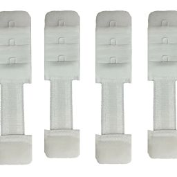 homry Dolly Plus Bra Extender 3×1 Hook Extender with Elastic (White, 4) image 2
