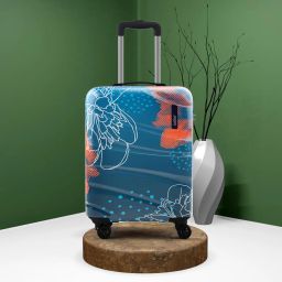 safari Plastic Serene Hardside Suitcase, Lightweight And Scratch Resistant, Fixed Combination Lock, 360 Degree Dual 4 Spinner Wheels, Telescopic Handle, Cabin Size Luggage Trolley Bag, Small, 55Cm image 1