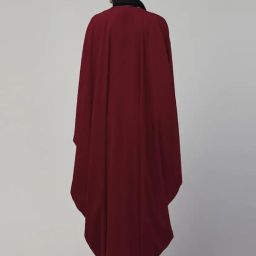 muslim closet Front Open Kaftan With Pipin Work Made in Premium Nida Matte (Free Size) for Women and Girls image 1