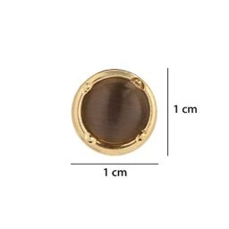 tripin Brass Kurta Buttons with Diamond Crystal and Chain TNSPKURTA2001 image 2
