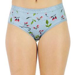 ladyland Pack of 3 Women Antibacterial Soft Hipster Panty for Regular Uses, Made of 100% Cotton, Grip Fit, Printed Comfortable Panties for Girls, Ladies image 4