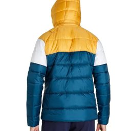 puma Men Nylon & Net Colorblock Standard Length Padded Jacket image 1