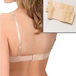 LOURYN KOULYN® Present's Save Your Bra Increase Band Length - Bra Extension Hook Extender - 2 Hook, 3 Rows With Extra Elastic image 5