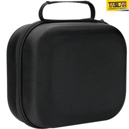 TASLAR Hard EVA Box Travel Carrying Bag Zipper Protective Pouch Case Cover Shockproof Combo with Foam Inner Hard Shell Portable Storage with Strap Compatible with DJI Action 2, Black image 1