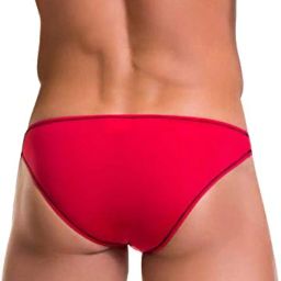 Men's Polyester Blend G-strings (Pack of 4) (ZEE-ML-314-BK,RD,WH,BL(COMBO)_Black,Red,White,Blue_L) image 3