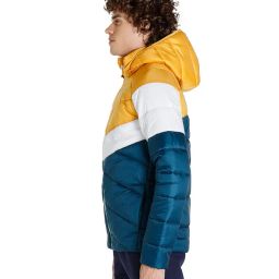 puma Men Nylon & Net Colorblock Standard Length Padded Jacket image 2