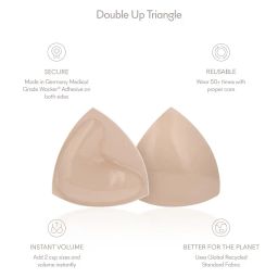 nood Shape Up Reusable Adhesive Bra - Lift & Support | SkinFinish™ Matte Silicone, Smooth Coverage, Reusable 50+ Times | Best for Small to Medium Busts image 3