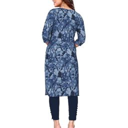 khilori Woman's Crepe A-Line Kurti image 3