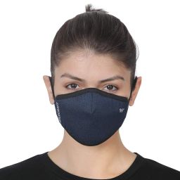 Wildcraft Unisex-Child Polyester SUPERMASK W95+ Reusable Outdoor Respirator 3P : Pointel : BLU_POSDN : S (8903338297871 3 Count (Pack of 1)) image 2