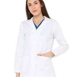 LAB COAT FULL SLEEVES WHITE image 2
