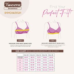 tweens Seamless Bonded Lightly Padded Invisi-Fit for Women, Full Coverage, Elastic-Free Design, Invisible Fit, Polyamide Fabric image 5