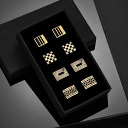 UJOY Cufflinks & Tie Clips Set image 1