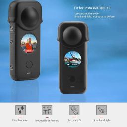 Careflection Lens Cap For Insta360 One X2, Insta360 X3 360 Camera Protector Dust Proof Drop,Crack safe Anti-Scratch Protective Case Soft Dual Guard - 10 Years Warrantied (Silicone Lens Cover) image 5